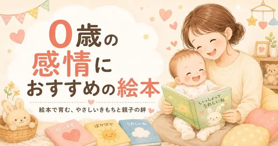 0歳・感情 おすすめ10選におすすめの絵本
