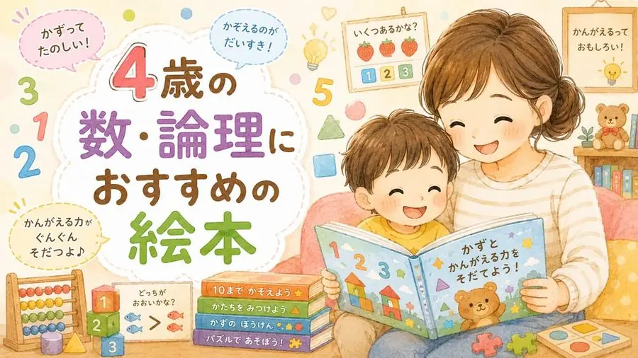 4歳・数・かたち おすすめ10選におすすめの絵本